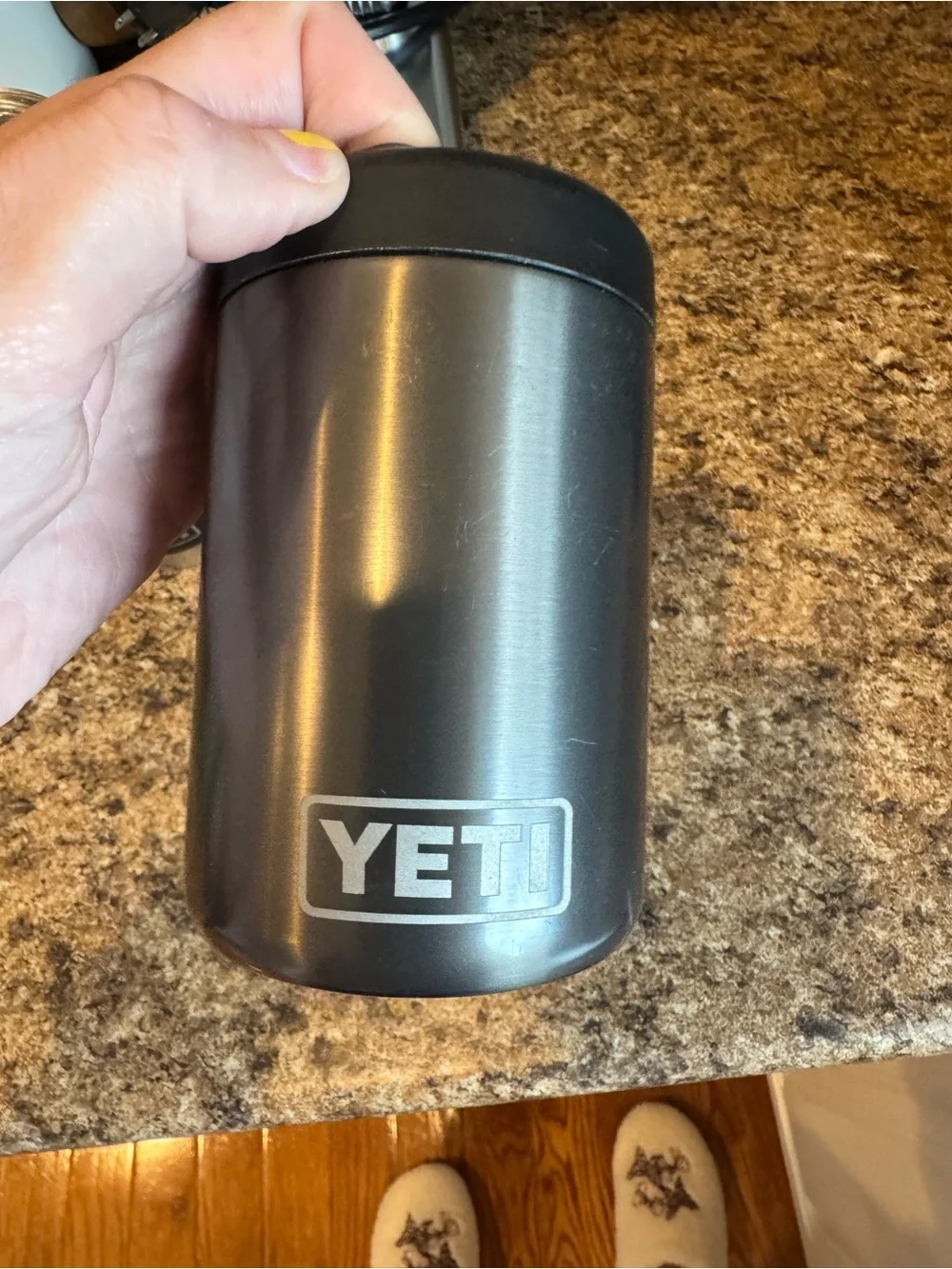 YETI Black Stainless Tumbler & Can Insulator Set